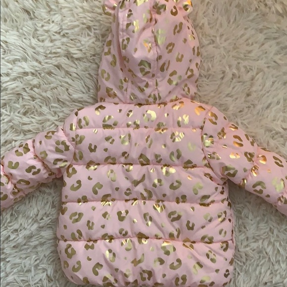 Pink cheetah snow suit - Picture 5 of 9